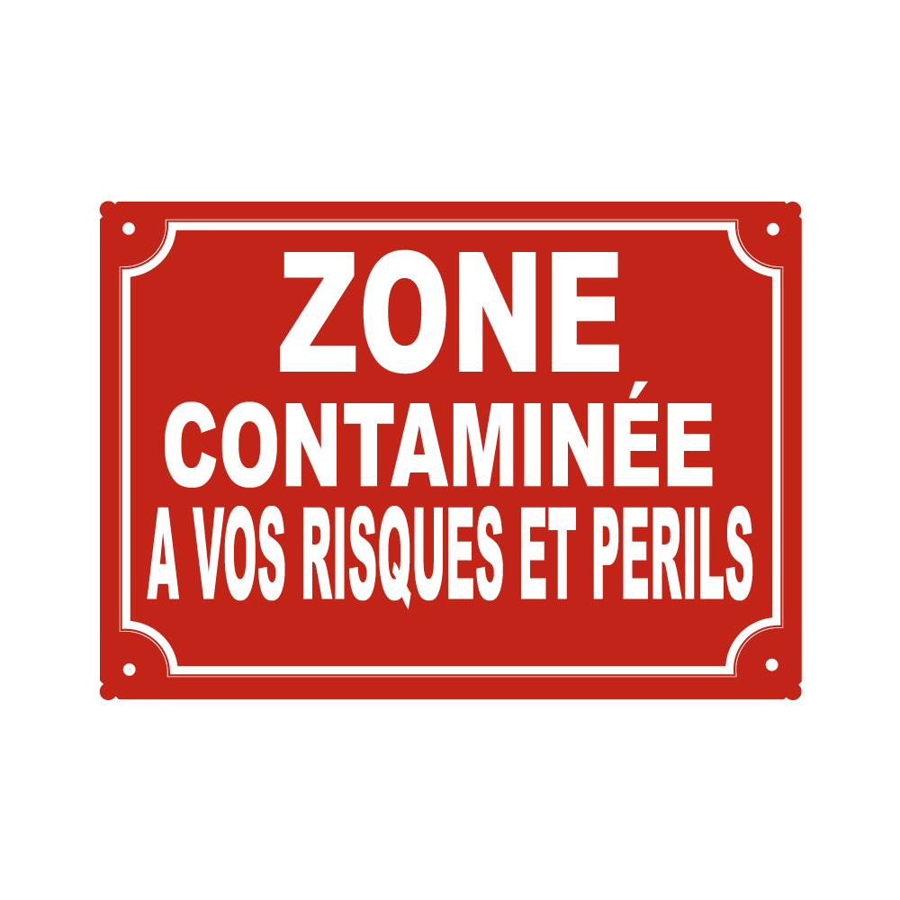 plaque de rue humoristique