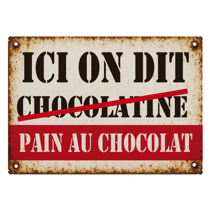 plaque de rue humoristique