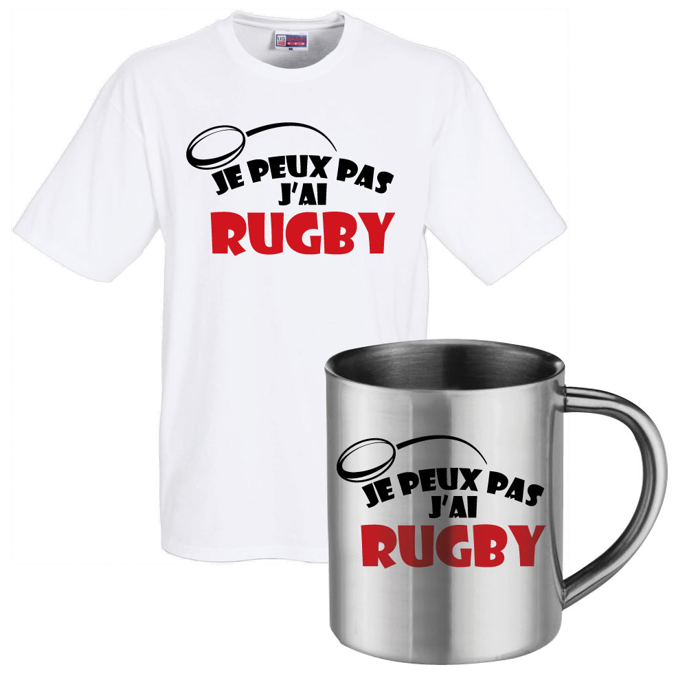 lot cadeau tee shirt et mug
