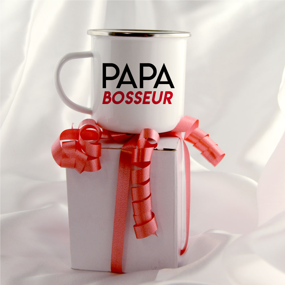 Mug humoristique inox