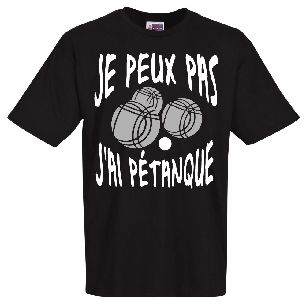 tee shirt humoristique pétanque