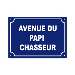 plaque de rue humoristique