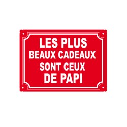 plaque de rue humoristique