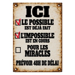 plaque de rue humoristique