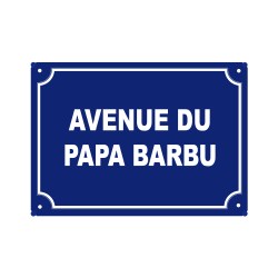 plaque de rue humoristique