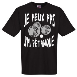 tee shirt humoristique pétanque