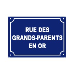plaque de rue humoristique