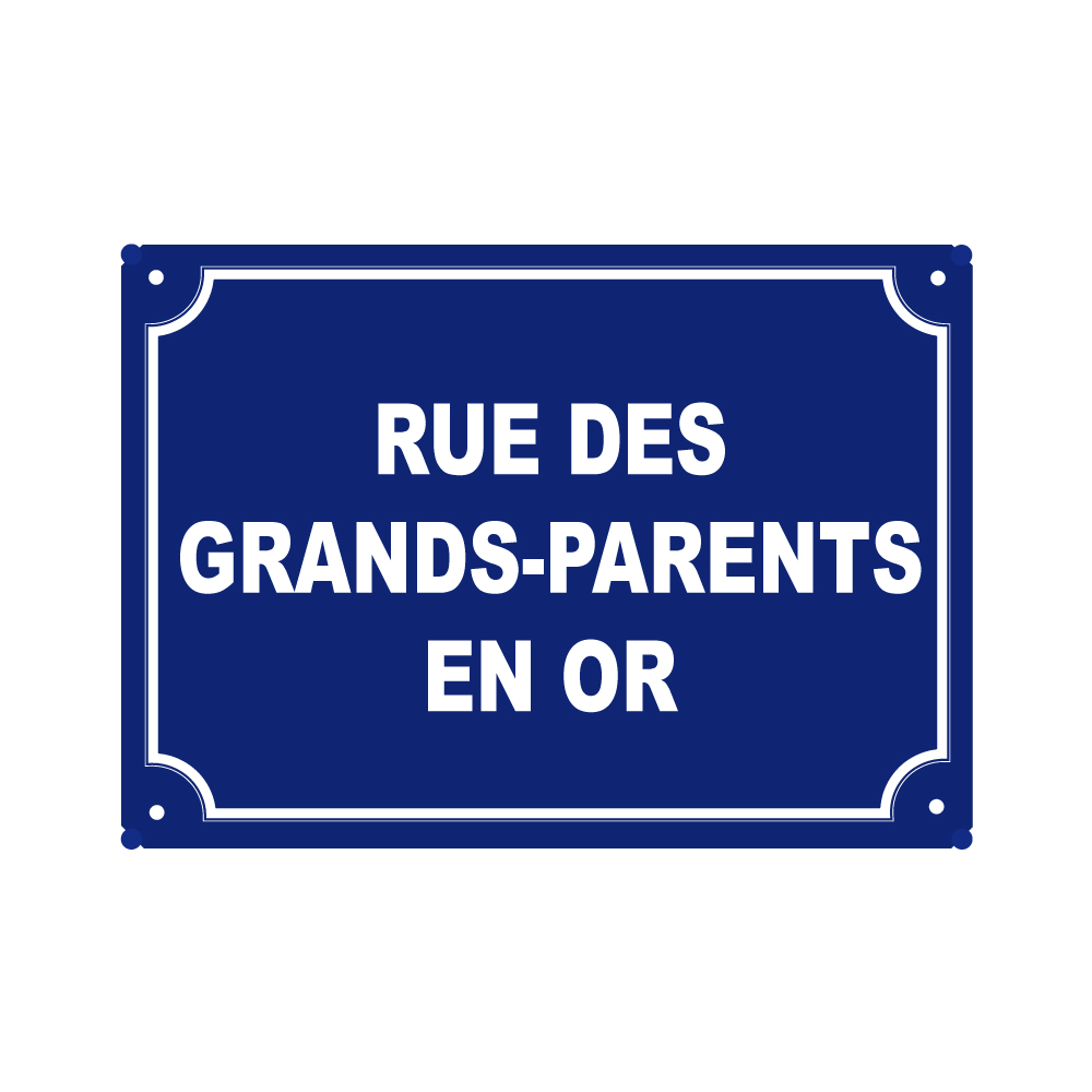 plaque de rue humoristique